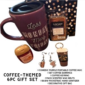 6PC Coffee-Themed Gift Set